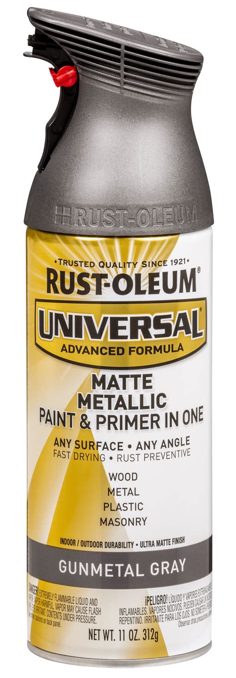 Gunmetal Gray Rust Oleum Universal All Surface Interiorexterior Matte