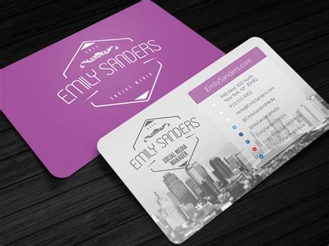 Social Media Icons On Business Cards 10 Awesome Examples Brandly Blog