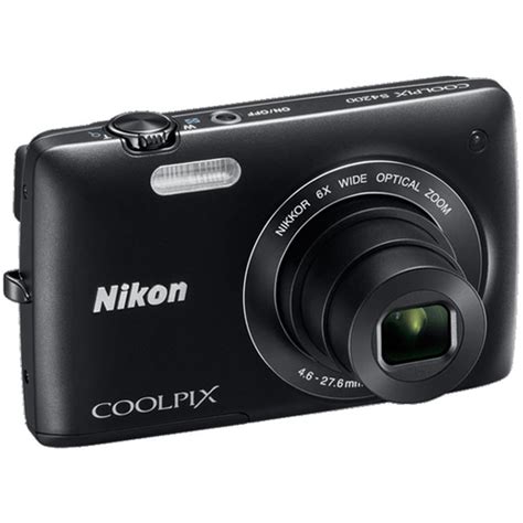 Nikon Coolpix S4200 16mp 3 Inch Touch Screen Digital Camera Black