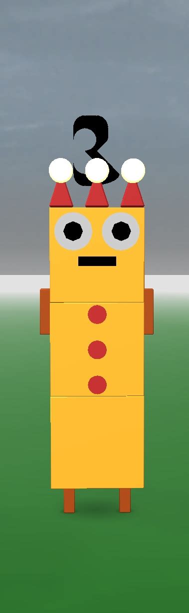 Numberblock 3 By Robloxnoob2006 On Deviantart