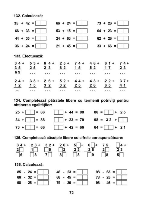 Pin Adăugat De Alina Oprea Pe Fișe Matematică