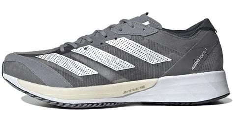 Adidas Adizero Adios 7 In Gray For Men Lyst
