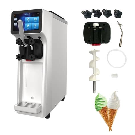 Jeremy Cass Commercial Soft Ice Cream Maker Gal Per Hour Frozen Yogurt Machine