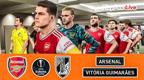 Pes 2020 Arsenal Vs Vitoria Guimaraes Uefa Europa League Gameplay
