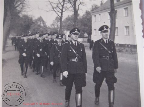 WW2 Concentration camp KL original items - Allgemeine SS - Nice private made photo of some ...