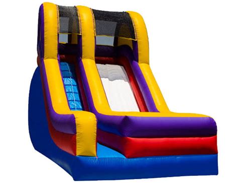 The 18 Foot Waterworks Slide Bouncer Kicks And Giggles Usa The