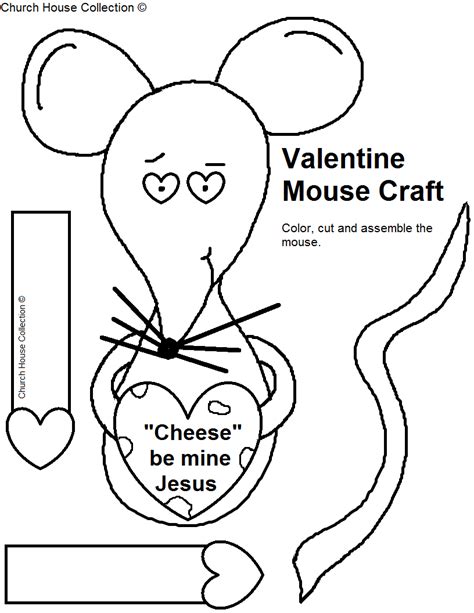 Harris & ford, mike candys. Church House Collection Blog: "Cheese" Be Mine Jesus - Mouse Valentine Craft for Kids- Easy ...