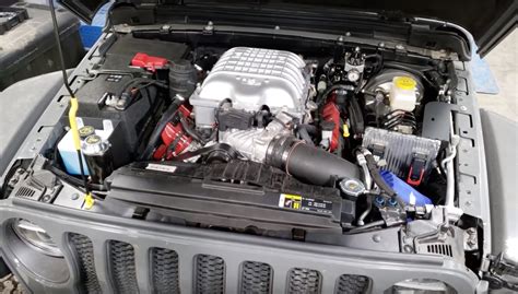 Jeep Wrangler With Hellcat Engine