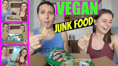 We also have an online store. WE EAT VEGAN JUNK FOOD! | Vegan Cuts Snack unboxing ...