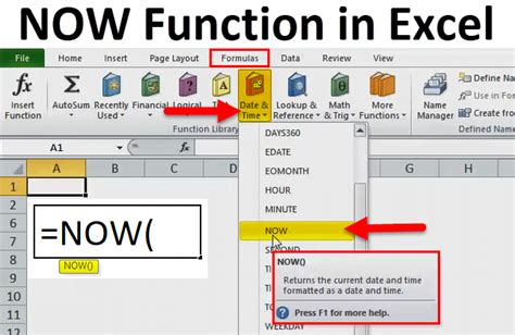 Now Function In Excel Formula Examples How To Use Now In Excel