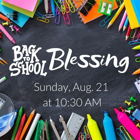 Back To School Blessing For Students And Teachers — Trinity On The Green