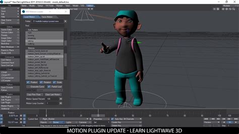 Free Motion Plugin Update Newtek Lightwave 3d Youtube
