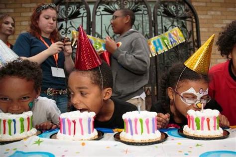 good news thursday birthday parties for the homeless