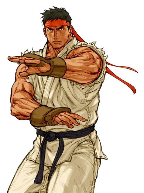 Ryu From Street Fighter By Kinu Nishimura Street Fighter Art Street