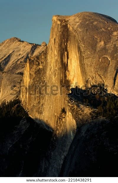Half Dome Sunset Glacier Point Yosemite Stock Photo 2218438291