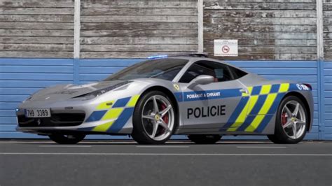 √confiscated Ferrari 458 Joins Czech Police Fleet Drive 52