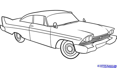 Drawing objects with vertices and this is the quick and simple method because it doesn't account for perspective (something i will cover in lesson 6): How To Draw An Old Car, Old Car by Dawn | Car painting ...