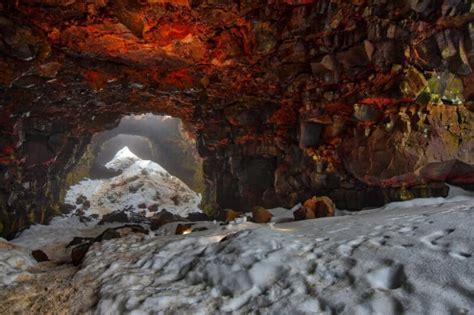 Iceland In June Raufarhólshellir Lava Cave Two Tall Travellers