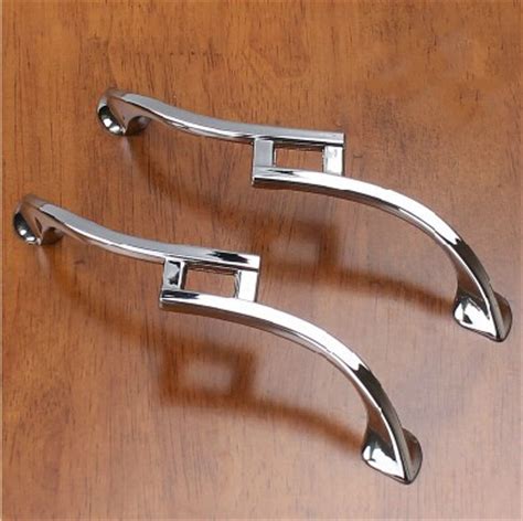 We ended up using two different types of latches for our kitchen cupboards and drawers. New Modern Art Chrome 96MM Furniture Hardware Handle Pull ...