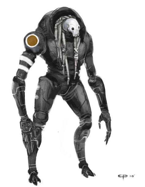 Ghostface Sci Fi Character Design Game Character Design Ghostface