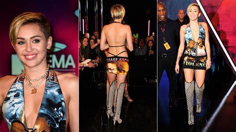 Miley Cyrus At Mtv Europe Music Awards Miley Cyrus Craziest Outfit