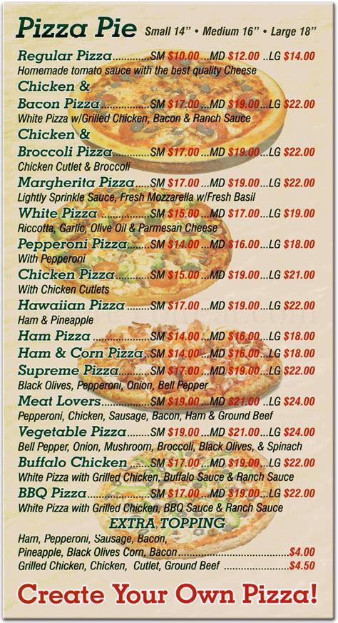 Best Italian Pizza Restaurant In The Bronx Official Menus And Photos