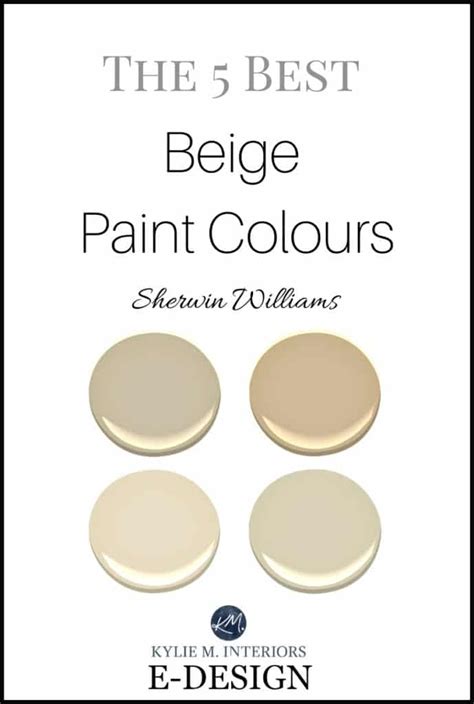 Beige works beautifully with earthy tones, such as moss green and rust orange. Sherwin Williams: The 5 Best Neutral / Beige Paint Colours
