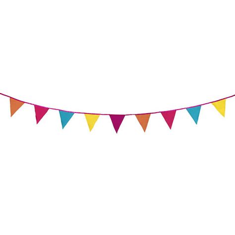 Bright Fabric Bunting By Postbox Party