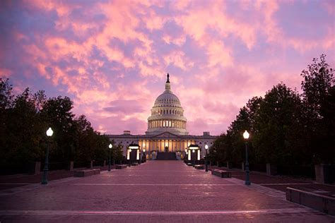 Sunset At Washington Dc Stock Photos Pictures And Royalty Free Images
