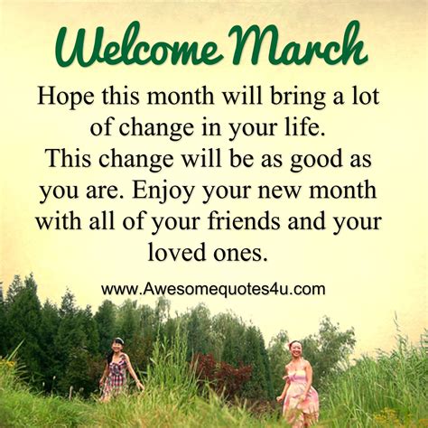 March Inspirational Quotes Inspiration