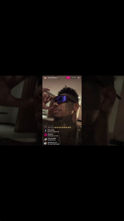 Blueface Ig Live Blueface Reveal He’s Tired Of Rock And Double Standard Btw Men And Women 12 03 23 Pt2