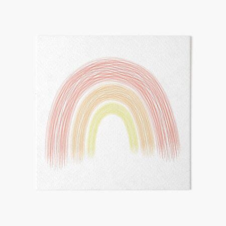 Aesthetic Rainbow Good Vibes Art Board Print For Sale By Ankerd Redbubble