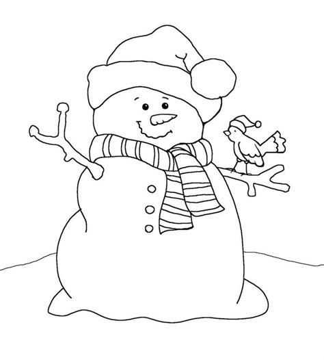 Free printable simple snowman spreads arms coloring page in vector format, easy to print from any device and automatically fit any paper size. snowman Christmas Snowman Coloring Pictures coloring pages ...