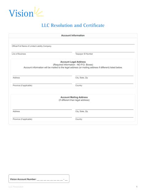Llc Resolution Template Fill Out And Sign Online Dochub
