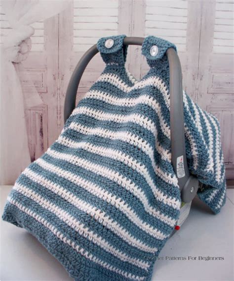 Crochet Pattern Baby Car Seat Cover Baby Crochet Crochet Baby Blanket