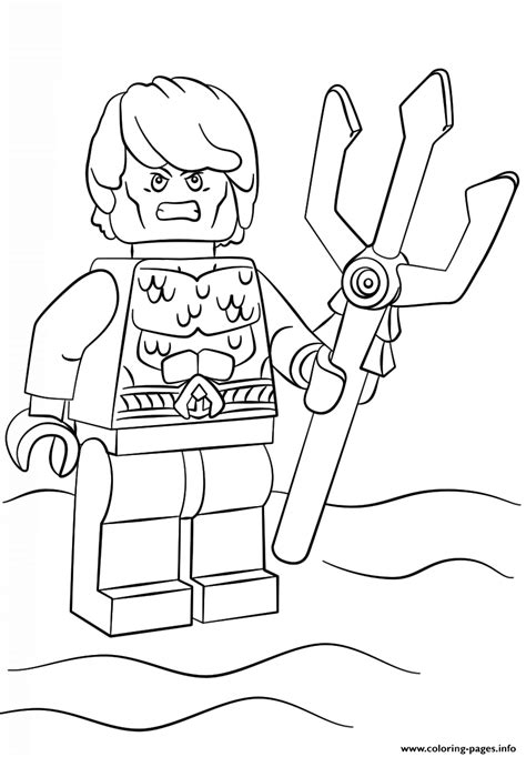 A large collection with lego coloring pages for fans of lego game sets. Print lego aquaman coloring pages | Lego coloring pages ...