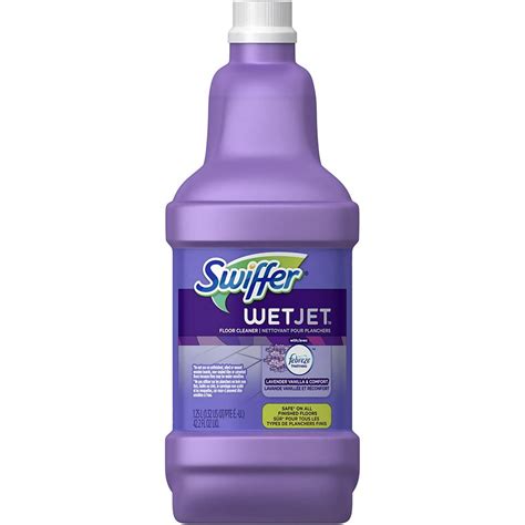 Swiffer Wet Jet Floor Cleaner Solution Refill Lavender Vanilla