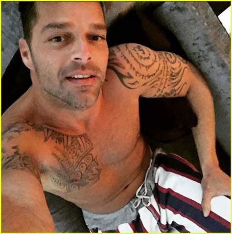 Ricky Martin Poses In A Speedo Bares Ripped Shirtless Body Photo