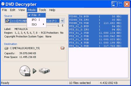 The original unofficial dvd decrypter mirror since june 7th, 2005. How to rip a DVD to the hard disk using DVD Decrypter