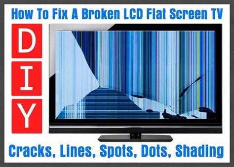If you have an iphone 8 or older model, press and hold the power button until slide to power off appears on the screen. How To Fix A Broken Flat Screen LCD LED Plasma TV | DIY ...
