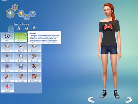 A Trait For The Sims 4 Based Off Of Generalized Anxiety Disorder