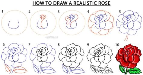 How To Draw A Rose Art For Kids Hub Howto