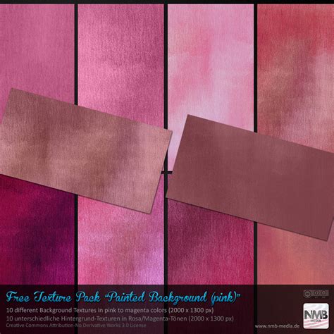 Texture Stock Pack 9 Painted Backgrounds Pink By Hexe78 On Deviantart