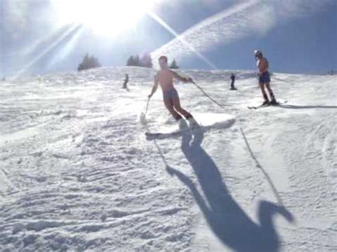 Naked Skiing Uhus Youtube