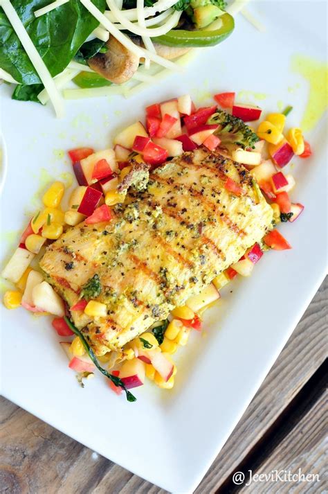 I would use this recipe again. Grilled Mahi-Mahi fillets with Apple salsa and Mashed ...