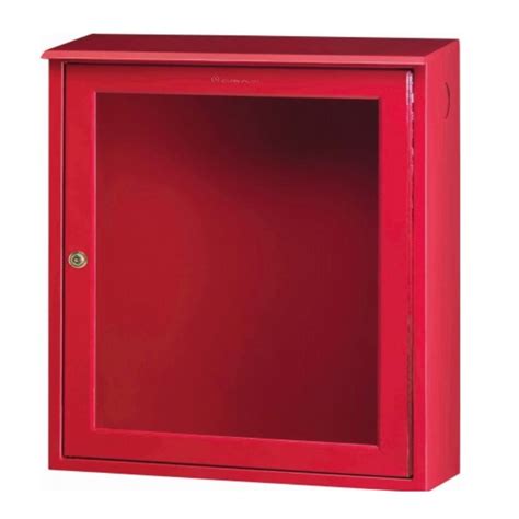mx gabinete para hidrante 30m sobreponer rojo 21x70x88 cm no incluye vidrio