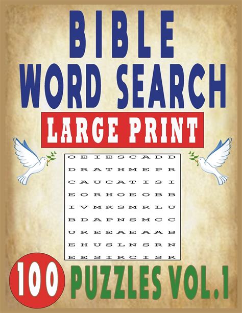 Bible Word Search Large Print Bible Word Search Large Print 100