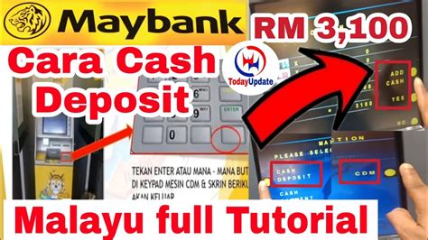 Masa transfer realtime, walaupun anda mendepositkan wang tunai di tengah. Cara Cash Deposit ATM Dan Maybank to maybank Live ATM ...