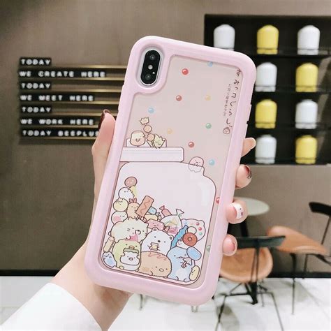 Details About Kawaii Sumikko Gurashi Soft Phone Case Shockproof Cover For Iphone Xs Max 6s 7 8