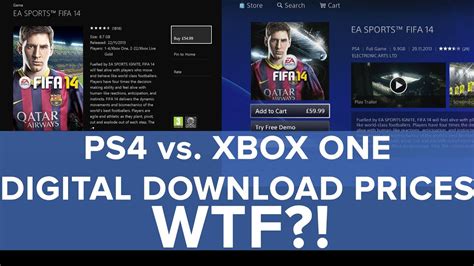 Ps4 Vs Xbox One Digital Download Prices Wtf